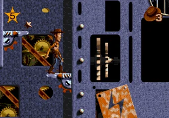 Level 10 gameplay from Toy Story on SEGA Genesis/Mega Drive