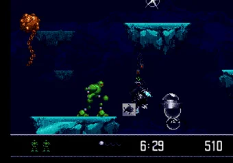 Vectorman — the underwater climb through the ice caves of Absolute Zero