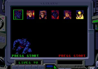 99 Lives Cheat Activated X-Men 2: Clone Wars - 99 Lives cheat active on SEGA Genesis/Mega Drive