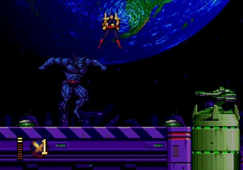 Level 4 Gameplay Gameplay from Level 4 in X-Men 2: Clone Wars (SEGA Genesis/Mega Drive)